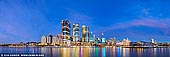 australia stock photography | Barangaroo at Night, Sydney, New South Wales, Australia, Image ID AU-SYDNEY-BARANGAROO-0005. International Towers Sydney (ITS) at Barangaroo South looking spectacular after sunset.