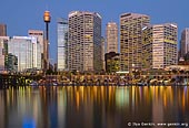 australia stock photography | Sydney CBD and Cockle Bay Wharf, Darling Harbour, Sydney, NSW, Australia, Image ID AU-SYDNEY-DARLING-HARBOUR-0008. West-side of the Darling Harbour in Sydney, NSW, Australia provides magnificent views of the city's skyline especially around sunset.