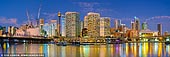 australia stock photography | Darling Harbour Panorama at Dusk, Sydney, New South Wales, Australia, Image ID AU-SYDNEY-DARLING-HARBOUR-0028. Beautiful panorama of Darling Harbour Sydney, New South Wales, Australia after sunset. Last rays of the Sun reflected from the clouds highlighted buildings in glowing gold and purple hues.