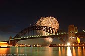 australia stock photography | New Year Eve Fireworks over Sydney Harbour Bridge, View from Kirribilli, Sydney, New South Wales, Australia, Image ID AUHB0001. 