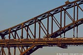 australia stock photography | Train on The Harbour Bridge, Sydney, New South Wales, Australia, Image ID AUHB0008. 