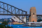 australia stock photography | Sydney City at Dusk, View from Balls Head, Sydney, NSW, Australia, Image ID AUHB0034. 