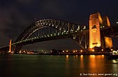 australia stock photography | Harbour Bridge at Night from Kirribilli, Sydney, New South Wales, Australia, Image ID AUHB0002. 