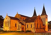 australia stock photography | St John's Cathedral, Parramatta, Sydney, NSW, Australia, Image ID AU-SYDNEY-PARRAMATTA-0002. Governor Philip Gidley King declared the Parish of St John encompassing the Parramatta district on July 23, 1802. The first St John's Anglican Cathedral opened on April 11, 1803 and is the oldest continuous place of worship in Australia.