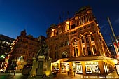 australia stock photography | Queen Victoria Building (QVB) at Dusk, Sydney, New South Wales (NSW), Australia, Image ID AU-SYDNEY-QVB-0002. 