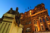 australia stock photography | Queen Victoria Building (QVB) at Dusk, Sydney, New South Wales (NSW), Australia, Image ID AU-SYDNEY-QVB-0006. 