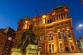 australia stock photography | Queen Victoria Building (QVB) at Dusk, Sydney, New South Wales (NSW), Australia, Image ID AU-SYDNEY-QVB-0007. 