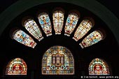 australia stock photography | Stained Glass Windows at QVB, Interior of the Queen Victoria Building (QVB), Sydney, New South Wales (NSW), Australia, Image ID AU-SYDNEY-QVB-0034. 