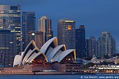 australia stock photography | The Sydney Opera House at Dawn, View from Cremorne Point, Sydney, NSW, Australia, Image ID AUOH0014. 