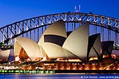 australia stock photography | Sydney Opera House and Harbour Bridge At Dusk, Sydney, NSW, Australia, Image ID AU-SYDNEY-OPERA-HOUSE-0001. 