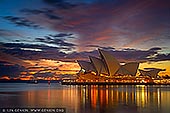 australia stock photography | Vivid Dawn Over Sydney Opera House, Sydney, NSW, Australia, Image ID AU-SYDNEY-OPERA-HOUSE-0031. Beautiful image of the dramatic and vivid dawn over The Opera House in Sydney, NSW, Australia.