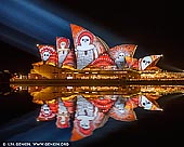 australia stock photography | Lighting The Sails 'Songlines' - Vivid Sydney 2016, Sydney, NSW, Australia, Image ID VIVID-SYDNEY-2016-0002. Vivid Sydney only comes around once a year, and honestly, how often will you see the city glowing like the emerald city on steroids? Every year Vivid Sydney seems to get bigger and bigger. There are more lights, more walks, more crowds (er), and more days to explore and experience this festival of light. In 2016 Vivid Sydney run over 3 weeks from 27 May to 18 June, which gave people more than enough time to pre-plan how they would experience this spectacle. Vivid Sydney is a unique annual event of light, music and ideas, featuring an outdoor 'gallery' of extraordinary lighting sculptures, a cutting-edge contemporary music program, some of the worlds most important creative industry forums and, of course, the spectacular illumination of the Sydney Opera House sails.