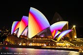 australia stock photography | Lighting the Sails - Vivid Sydney 2011, Sydney, NSW, Australia, Image ID VIVID-SYDNEY-LIGHTING-THE-SAILS-0018. 