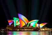 australia stock photography | Lighting the Sails - Vivid Sydney 2011, Sydney, NSW, Australia, Image ID VIVID-SYDNEY-LIGHTING-THE-SAILS-0038. 