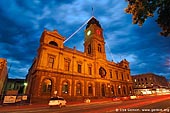 australia stock photography | Ballarat Town Hall at Dusk, Ballarat, VIC, Australia, Image ID AU-BALLARAT-0005. 