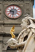 australia stock photography | Ballarat Town Hall and Queen Victoria Statue, Ballarat, VIC, Australia, Image ID AU-BALLARAT-0012. 