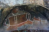 Bunjil's Aboriginal Rock Art Shelter Stock Photography and Travel Images