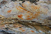 australia stock photography | Aboriginal Rock Art Paintings at Gulgurn Manja Shelter, Grampians National Park, Victoria (VIC), Australia, Image ID GULGURN-MANJA-SHELTER-0001. The paintings at Gulgurn Manja - Aboriginal Rock Art Site in the Grampians National Park (Gariwerd), Victoria (VIC), Australia.