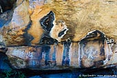 australia stock photography | Aboriginal Rock Art Paintings at Ngamadjidj Shelter, Grampians National Park, Victoria (VIC), Australia, Image ID NGAMADJIDI-SHELTER-0008. The paintings at Ngamadjidj - Aboriginal Rock Art Site in the Grampians National Park (Gariwerd), Victoria (VIC), Australia.