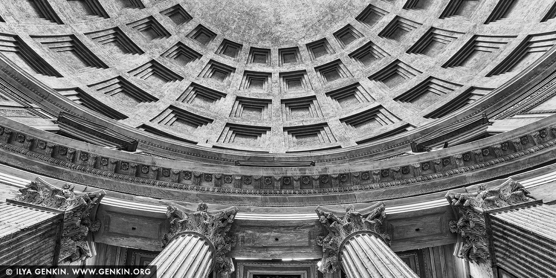 italy stock photography | The Pantheon Dome, Rome, Lazio, Italy, Image ID ITALY-ROME-PANTHEON-0002