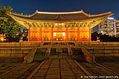 korea stock photography | Junghwajeon Hall at Night at Deoksugung Palace in Seoul, South Korea, Seoul, South Korea, Image ID KR-SEOUL-DEOKSUGUNG-0002. 