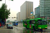 korea stock photography | Buses and Taxis on Sejongno Street in Seoul, South Korea, Gwanghwamun, Seoul, South Korea, Image ID KR-SEOUL-0007. 