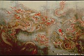 korea stock photography | Painting of Dragon on the Wall of Sajeongjeon Hall at Gyeongbokgung Palace in Seoul, South Korea, Seoul, South Korea, Image ID KR-SEOUL-GYEONGBOKGUNG-0006. 