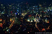 korea stock photography | Seoul city at Night, The view from N Seoul Tower in Seoul, South Korea provides a breathtaking 360 degree view of the city., Image ID KR-SEOUL-NAMSAN-0006. 