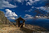 landscapes stock photography | Old Stone Hut and View over Australian Alps from The Horn, Mount Buffalo National Park, Victoria, Australia, Image ID MOUNT-BUFFALO-VIC-0006. Stock image of the old stone hut and view over Australian Alps from the parking at the beginning of the walking track leads to the summit of The Horn mountain in Mount Buffalo National Park, Victoria Hight Country, Australia.