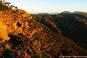 landscapes stock photography | Sunset at the Balconies, Reed Lookout, Formerly known as the 'Jaws of Death', Grampians National Park (Gariwerd), Victoria, Australia, Image ID GRAMP-0005. 