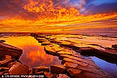 landscapes stock photography | Dramatic Sunrise at Terrigal, Central Coast, NSW, Australia, Image ID AU-TERRIGAL-0001. One of the extraordinary sunrises on Australian East Coast. A vivid sunrise lights the morning sky above Terrigal on NSW Central Coast. This breathtaking scenery is just one of the elements that attracts visitors and tourists to this area of NSW for holidays and vacations. Watching a sunrise can be a peaceful and self-reflecting experience. Many couples like to watch sunrises together as they are often considered a romantic occurrence and have a magical element to them. Depending on the temperature that day and the clouds in the sky, a sunrise can truly light up the sky with brilliant colours. This sunset has turned the sky shades of reds, yellows, oranges, pinks and purples.