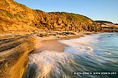 landscapes stock photography | Golden Sunrise at Norah Head, Central Coast, Soldiers Point, NSW, Australia, Image ID NORAH-HEAD-0005. Soldiers Beach located just south of the Norah Head Lighthouse, is one of the few Central Coast beaches totally untouched by urban development and it is quite popular for locals and visitors. During a typical east coast sunrise, the scenery is ignited and the grasses and sand glow in the golden light.