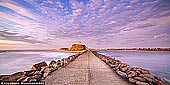 landscapes stock photography | Nobbys Lighthouse at Sunrise, Newcastle, NSW, Australia, Image ID AU-NOBBYS-LIGHTHOUSE-0002. The Nobbys Head Lighthouse is located on a small hill along the Nobby's Head and Breakwall walk. It's in a good location along the coast especially at the entrance to the harbour. Great free outing for couples, kids, or anyone for that matter. Enjoyable walk up to the lighthouse, and then the opportunity to take in the amazing views on offer.