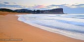 landscapes stock photography | Sunrise at Avalon Beach, Sydney, NSW, Australia, Image ID AU-AVALON-BEACH-0008. The gentle crescent of sand at Avalon Beach on Sydney's famous Northern Beaches and the excellent surf have attracted visitors for decades. Avalon Beach is superb for swimming, surfing windsurfing and fishing. A rock swimming pool is located at the southern end of the beach. A shady park area provides refuge from the summer sun, together with picnic and barbeque facilities.