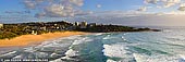landscapes stock photography | Sunrise at Freshwater Beach, Sydney, NSW, Australia, Image ID AU-FRESHWATER-BEACH-0003. Panoramic fine art and stock image of the Freshwater Beach on a clear summer day in Sydney, NSW, Australia.