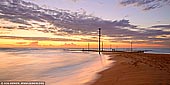 landscapes stock photography | Mona Vale Beach Tidal Pool at Sunrise, Mona Vale Beach, Sydney, NSW, Australia, Image ID AU-MONA-VALE-0003. Mona Vale on Sydney's northern beaches was originally known as Bongin Bongin. It was renamed in 1858 after the first farm in the area called 'Mona', which means 'high born'. Mona Vale pool is on the tip of a sand spit between two beaches. When the tide is high, the pool is surrounded by water making it look like an island. It is a very popular spot among Sydney photographers.