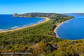 landscapes stock photography | Barrenjoey Lookout, Palm Beach, Sydney, NSW, Australia, Image ID PALM-BEACH-BARRENJOEY-0008. Palm Beach from Barrenjoey Headland Lookout. Sydney residents and visitors for many years have been walking the steep track to the summit, to be rewarded with spectacular views of Broken Bay.