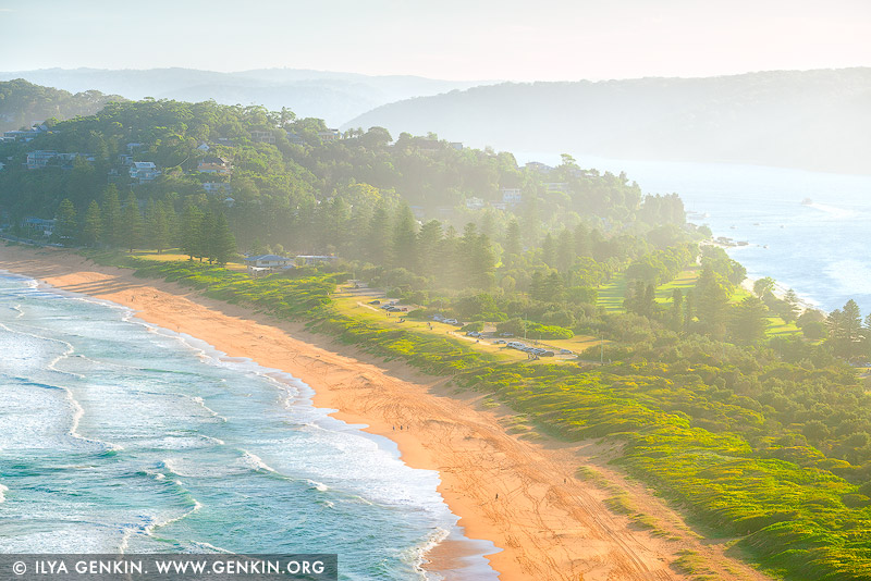 landscapes stock photography | Late Afternoon at Palm Beach, Sydney, NSW, Australia, Image ID PALM-BEACH-BARRENJOEY-0012
