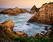 landscapes stock photography | Sunset at Murunna Point, Bermagui, Sapphire Coast, NSW South Coast, NSW, Australia, Image ID AU-BERMAGUI-MURUNNA-POINT-0001. A photographers haven, Murunna Point near Bermagui on the South Coast of NSW in Australia has spectacular views north, south and east and is close to local icon Camel Rock. This place at Murunna Point is very similar to the famous Point Lobos in California.