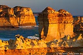 landscapes stock photography | Sunset at Razorback, The Twelve Apostles, Great Ocean Road, Port Campbell National Park, Victoria, Australia, Image ID APOST-0005. 