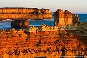 landscapes stock photography | Sunset at Razorback, The Twelve Apostles, Great Ocean Road, Port Campbell National Park, Victoria, Australia, Image ID APOST-0006. 