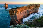 landscapes stock photography | Sunset at Razorback, The Twelve Apostles, Great Ocean Road, Port Campbell National Park, Victoria, Australia, Image ID APOST-0009. 