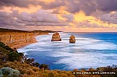 landscapes stock photography | The Gibson Steps at Sunset, The Twelve Apostles, Great Ocean Road, Port Campbell National Park, Victoria, Australia, Image ID APOST-0022. The Gibson Steps are an area of cliffs on the south coast of Australia. The cliffs are the first sightseeing stopoff in Port Campbell National Park for travellers heading West along the Great Ocean Road, located about 2 minutes drive from The Twelve Apostles. The name Gibson Steps refers to the staircase leading down to the stretch of beach shown to the right.