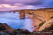 landscapes stock photography | The Twelve Apostles at Sunset, The Twelve Apostles, Great Ocean Road, Port Campbell National Park, Victoria, Australia, Image ID APOST-0024. Stunning summer sunset over the beautiful Shipwreck Coast at the Twelve Apostles on the Great Ocean Road in Port Campbell National Park, Victoria, Australia.