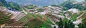 landscapes stock photography | Longji Rice Terrace Fields, Longsheng, Guangxi, China, Image ID CHINA-LONGSHENG-0011. Climbing up the hill, you will arrive at Seven Stars and One Moon lookout, where you will have a panoramic view of the spectacular Longji rice terraced fields in the mountains near Zhuang village of Ping An, Longsheng, Guangxi, China.