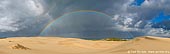 landscapes stock photography | Rainbow at Dark Point, Myall Lake National Park, NSW, Australia, Image ID DARK-POINT-DUNES-0004. 