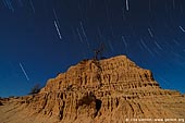landscapes stock photography | Star Trails and The Walls of China (Lunette), Mungo National Park, NSW, Australia, Image ID AU-MUNGO-0006. 