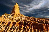 landscapes stock photography | The Walls of China (Lunette) at Sunset, Mungo National Park, NSW, Australia, Image ID AU-MUNGO-0008. Dramatic storm clouds over the walls of China (Lunette) at sunset in Mungo National Park, NSW, Australia