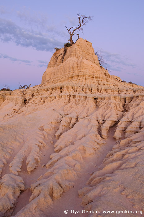 landscapes stock photography | The Walls of China (Lunette) at Twilight, Mungo National Park, NSW, Australia, Image ID AU-MUNGO-0009