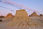 landscapes stock photography | The Walls of China at Dawn, Mungo National Park, NSW, Australia, Image ID AU-MUNGO-0017. During thousands years rough winds and rains created unreal landscape from sand in Mungo National Park in NSW, Australia. The crescent shaped sand dunes are called lunette or the Walls of China.